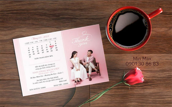 các mẫu thiệp cưới đẹp 2021