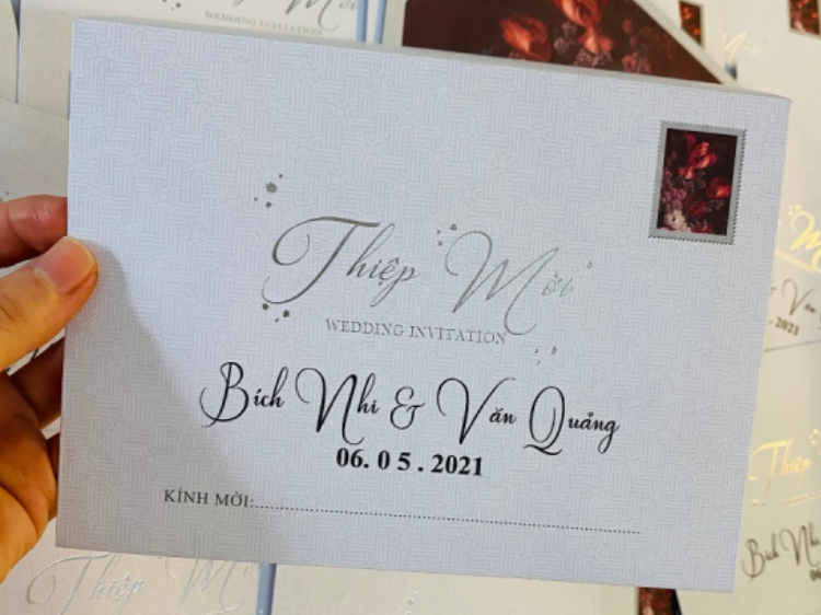 Chữ viết thiệp cưới đẹp