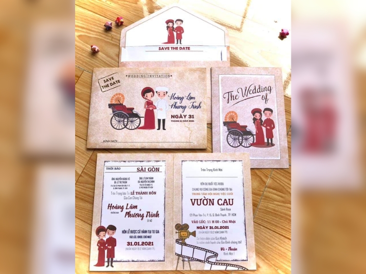 Thiệp cưới Minmax - Địa chỉ in thiệp cưới uy tín