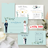 thiep-cuoi-mau-keo-hinh-chibi-mau-xanh-mint-dep-de-thuong-gia-re-in-nhanh-chat-luong-thu-duc